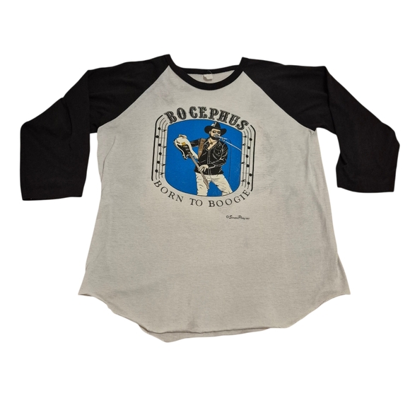 Other - 1987 Hank Williams Jr. Bocephus Raglan T-Shirt